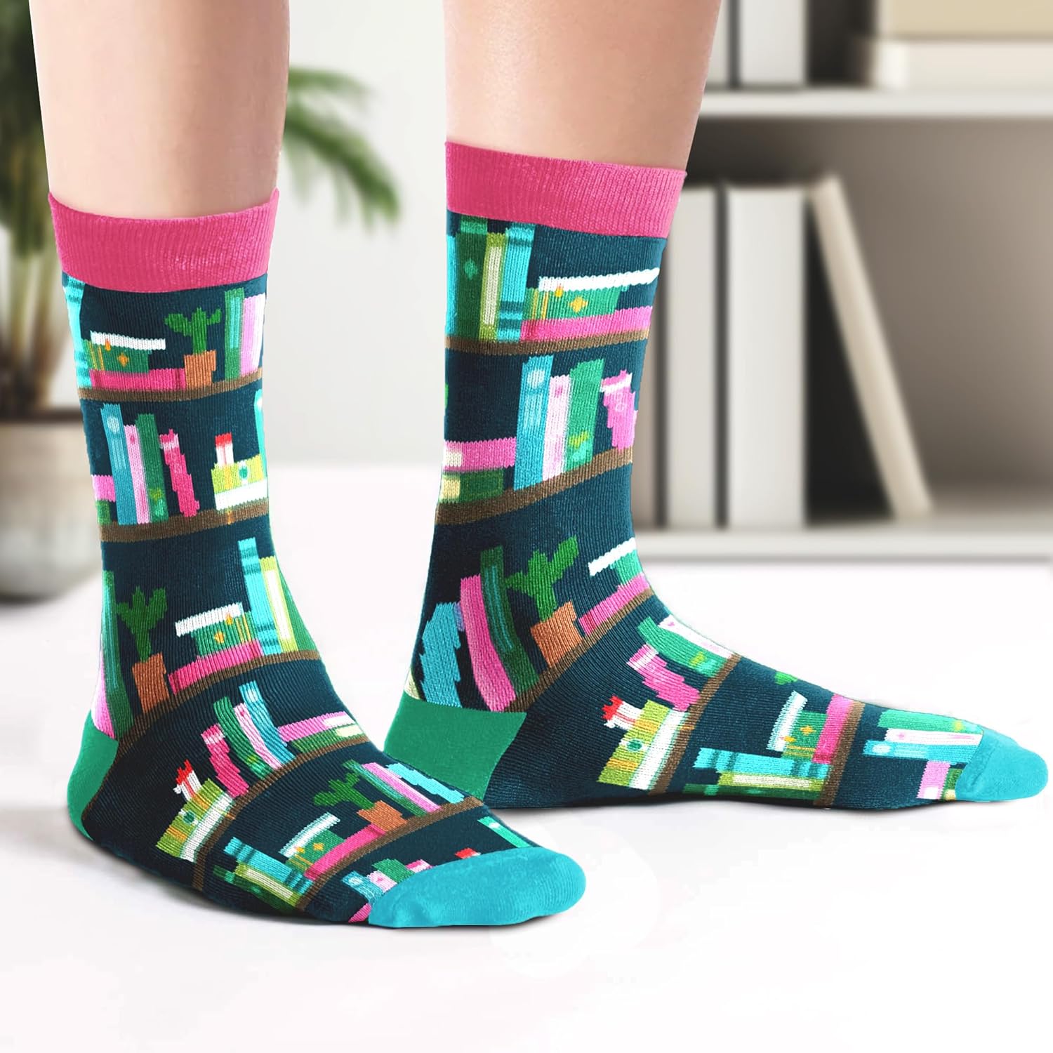 1775156401_853_Reading-Socks-for-Women-Book-Lover-Gift Reading Socks for Women - Book Lover Gift