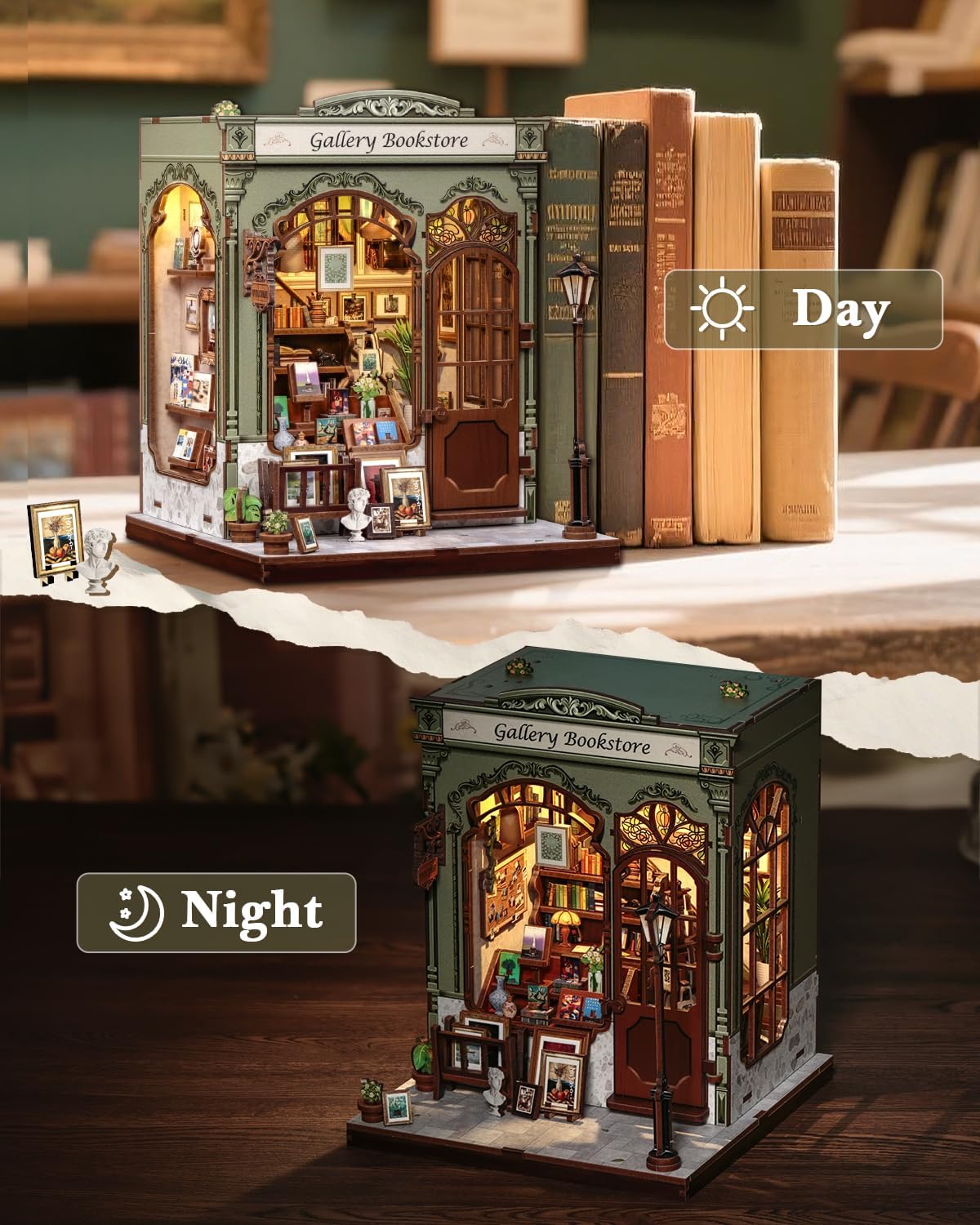 1775329985_71_CUTEBEE-Book-Nook-Kit-DIY-Miniature-Dollhouse CUTEBEE Book Nook Kit: DIY Miniature Dollhouse