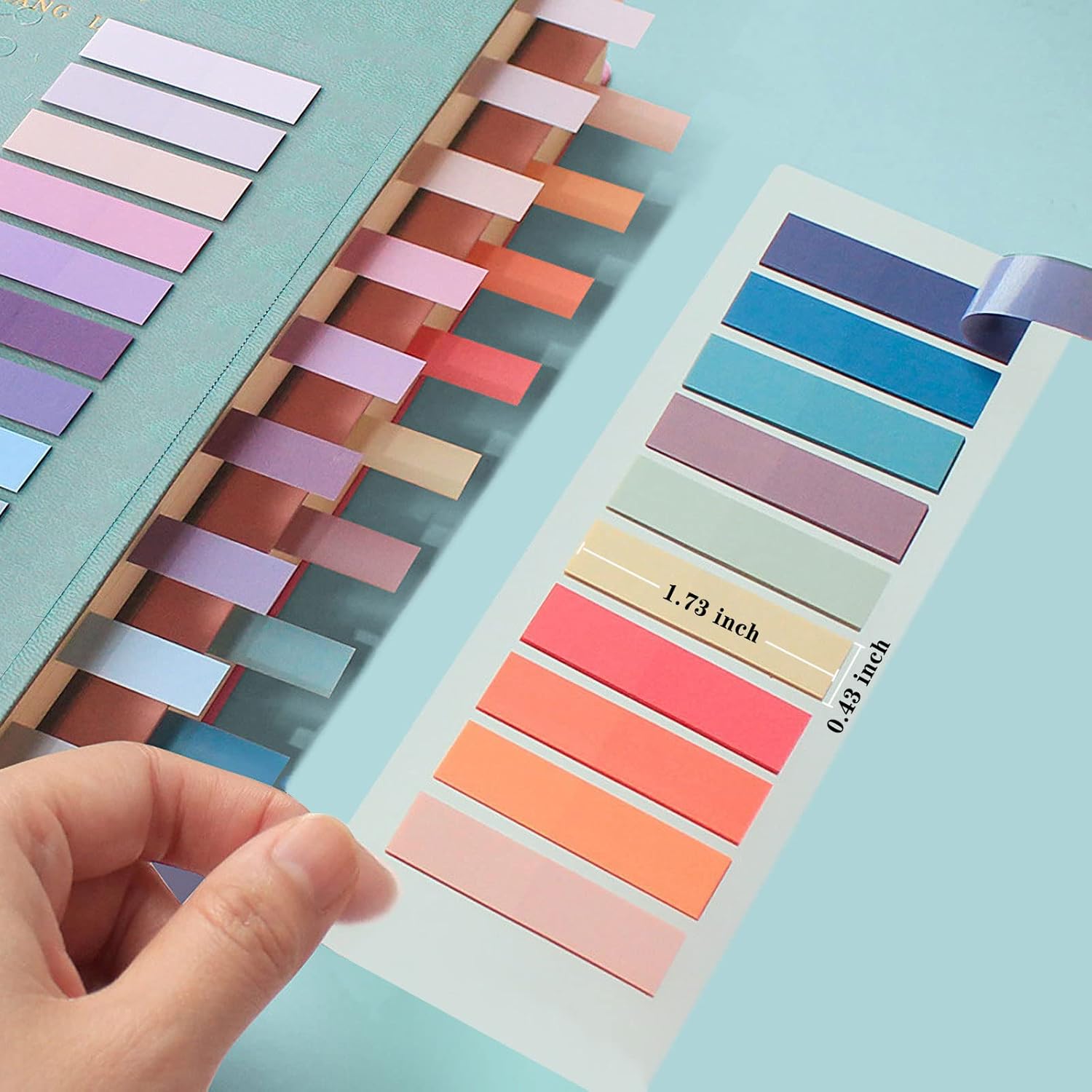 1776197604_74_ELII-1200pcs-Morandi-Sticky-Page-Markers ELII 1200pcs Morandi Sticky Page Markers