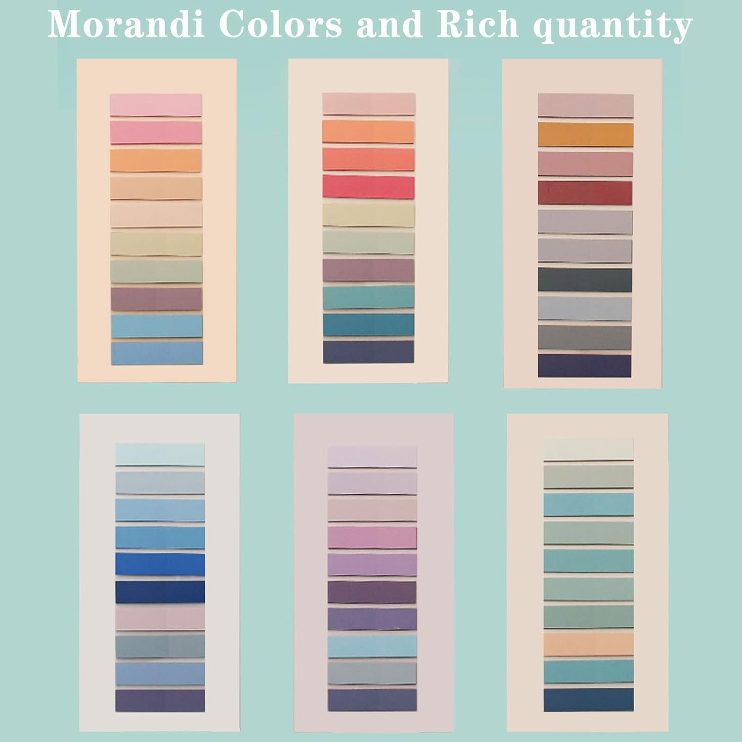 1776197605_122_ELII-1200pcs-Morandi-Sticky-Page-Markers ELII 1200pcs Morandi Sticky Page Markers
