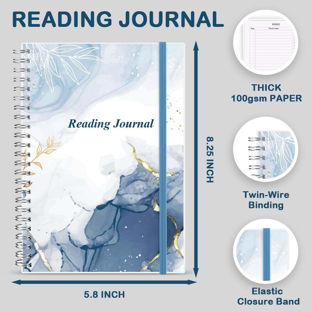 1776284083_582_Getvow-Reading-Journal-Track-Review-Books Getvow Reading Journal: Track & Review Books