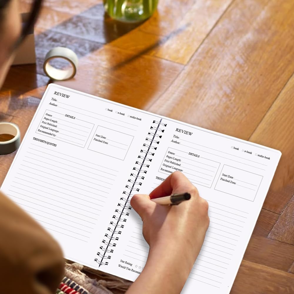 1776284084_719_Getvow-Reading-Journal-Track-Review-Books Getvow Reading Journal: Track & Review Books