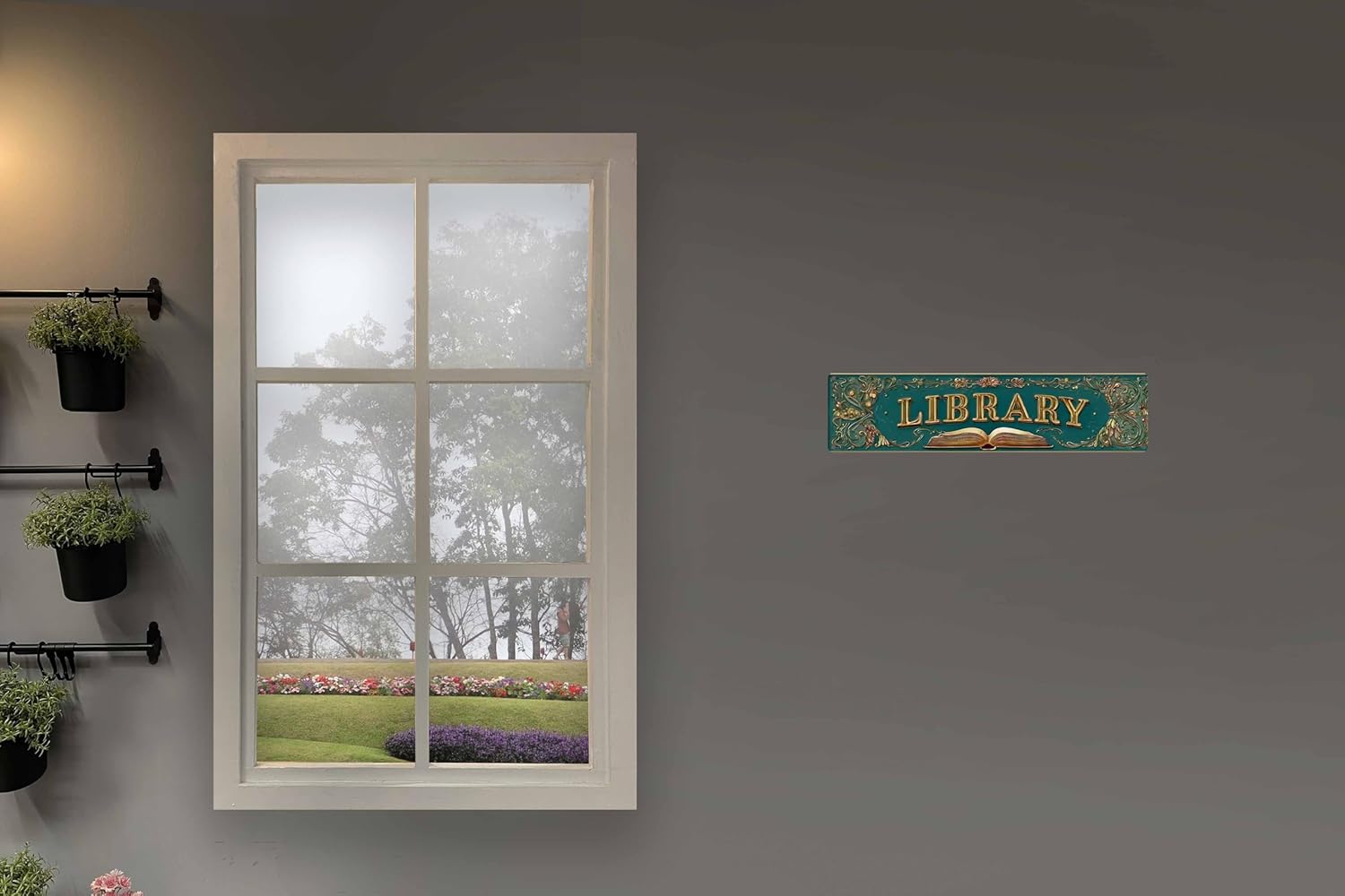 1776544667_137_Retro-Tin-Library-Sign-for-Home-Decor Retro Tin Library Sign for Home Decor